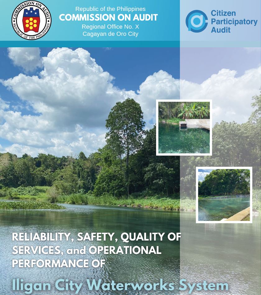 CPA on Reliability, Safety, Quality of Services, and Operational Performance of Iligan City Waterworks System